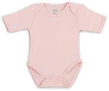 Боди Rant Hugs and Kisses с коротким рукавом Soft Pink 74