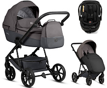 Детская коляска Tutis Viva 6 Plus Essential 3 в 1 с автокреслом Beno Black 1612072 Periscape