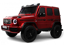 Детский электромобиль RiverToys Mercedes Benz G63 Y777YY RED-GLANEC/красный глянец