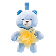 Игрушка-подвеска Chicco Медвежонок голубой