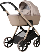 Детская коляска Adamex Vivo Natura 3 в 1 V04-CAPPUCCINO (БЕЖ. КОЖА)