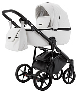 Детская коляска Adamex Nola Deluxe 3 в 1 N-SA01 (БЕЛАЯ КОЖА)