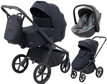 Детская коляска Rant Flex Therm Soft 3 в 1 с автокреслом Miro Olive Midnight Black