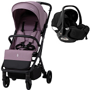 Прогулочная коляска Sweet Baby Aura Basic SBL + автокресло Premier Black Rose