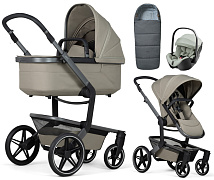 Детская коляска 3 в 1 Joolz Day 5 и автокресло Britax Roemer Baby-Safe Pro Style Sage green + конверт в подарок Sage green