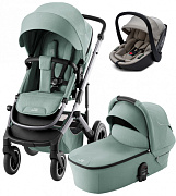 Коляска 3 в 1 Britax Roemer Smile 5Z и автокресло Osann Cuddle Wheat Jade Green
