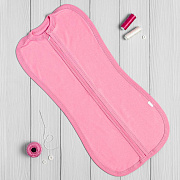 Пеленка-кокон Vikalex Розовый на молнии 56