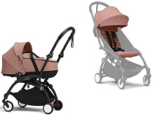 Коляска Stokke YOYO3 Newborn Shell рама чёрная Black 2 в 1 Ginger