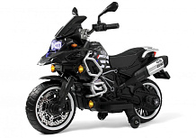 Детский электромотоцикл RiverToys М009БХ серый