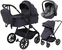 Детская коляска Rant Moss 3 в 1 с автокреслом Miro Olive Graphite