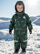Комбинезон Amarobaby Adventure зимний зеленый/машины 92