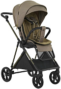 Детская прогулочная коляска Pituso Carbon RX Tuareg Beige/рама carbon gold