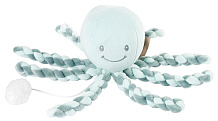 Игрушка мягкая Nattou Musical Soft toy Lapidou Octopus coppergreen – mint музыкальная 879255