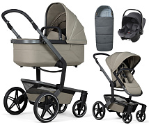 Детская коляска 3 в 1 Joolz Day 5 и автокресло Baby-Safe Core Midnight Grey + конверт в подарок Sage green