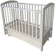 Детская кроватка Кедр Люси 2 (маятник универсальный, колесо) лунная ночь