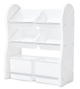 Детский стеллаж для игрушек iFam New Design Organizer-1 белый