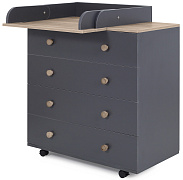 Комод Rant Elsa Pro 80 см 4 ящ. Moon Grey