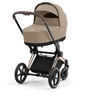 Коляска для новорожденных Cybex Priam IV Rosegold Cozy Beige