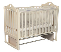Детская кроватка Антел Каролина 5 (маятник продольный) 120x60см слоновая кость