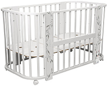 Кроватка-трансформер Indigo Baby Line 5 в 1 New зайка