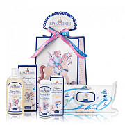 Набор Helan Linea Bimbi Trio детской косметики из трех средств розовый