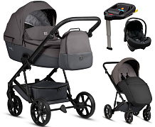 Детская коляска Tutis Viva 6 Plus Essential 4 в 1 с автокреслом Elo Lux EduSky Black и базой 1612072 Periscape