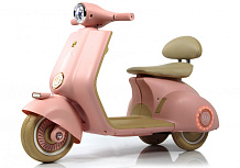 Детский электроскутер RiverToys K777PX-A розовый