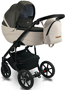 Детская коляска Bexa Ideal 2 в 1 ID 08 черный+бежевая кожа