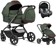 Детская коляска Tutis Gio Plus 3 в 1 с автокреслом Elo Lux EduSky Grey 1552176 Muschino