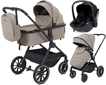 Детская коляска Rant Moss 3 в 1 с автокреслом Miro Black Coffee