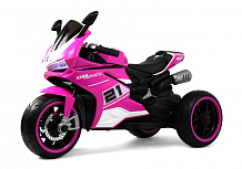 Детский электромотоцикл RiverToys C005MC розовый