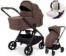 Детская коляска Rant Aventa 3 в 1 с автокреслом Cruise Beige Beige