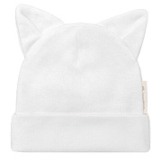 Чепчик (шапочка) AmaroBaby Nature essence cat молочный 40