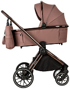 Детская коляска Adamex Spark SE 2 в 1 12-TRUFFLE-CHOCOLATE - ТРЮФЕЛЬ- РАМА ШОКОЛАД