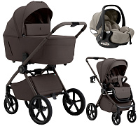 Коляска 3 в 1 Sweet Baby SBL Elegante Therma Colore + автокресло Premier Begie Chocolate Brown