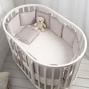 Бортик в кроватку Perina Lovely Dream Серый