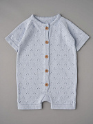 Песочник вязаный Little Star 0083 (ЧЗ-мз) голубой 62