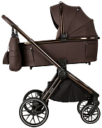 Детская коляска Adamex Spark SE 3 в 1 13-BROWN-CHOCOLATE - Т.КОРИЧ.- РАМА ШОКОЛАД