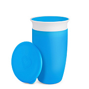 Поильник непроливайка Munchkin Miracle 360° с крышкой 296 мл. с 12 мес. 12096/51858BU голубой