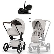 Коляска Cybex Priam V Chrome Style Cloud G3 Magic Black Base G3 4 в 1 City Grey