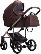 Детская коляска Bebetto Magnum Light 2 в 1 20 коричневый, бежевая рама