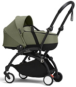 Коляска для новорожденных Stokke YOYO3 Newborn Shell 0+ рама чёрная Black Olive