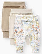 Ползунки Happy Baby 3 шт. 90134-0 ЧЗ цветы/flowers 56