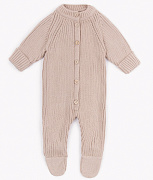 Комбинезон вязаный AmaroBaby Pure Love Little демисезонный бежевый 68