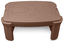 Песочница UNIX Kids стол с крышкой Table 96х66 см коричневый