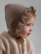 Шапочка вязаная AmaroBaby Cloud демисезонная ЧЗ коричневый 40