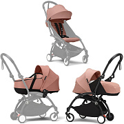 Коляска Stokke YOYO3 Newborn Shell - Newborn Pack рама чёрная Black 2 в 1 Ginger