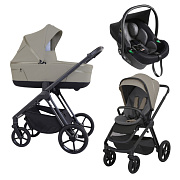 Детская коляска Espiro Miloo 3 в 1 2025 217 cashmere gray/Чёрный (Black 110)