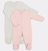 Комбинезон Rant Hugs and Kisses 2 шт Soft Pink 68