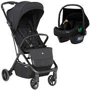 Прогулочная коляска Sweet Baby Aura + автокресло Elegante Plus Black